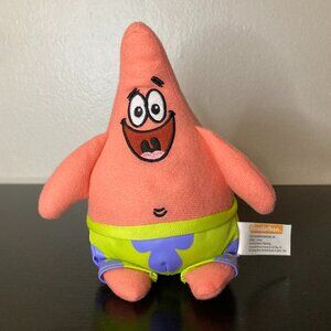 2014 Nickelodeon Patrick Star 6.5" Plush - Spongebob Squarepants Collectable